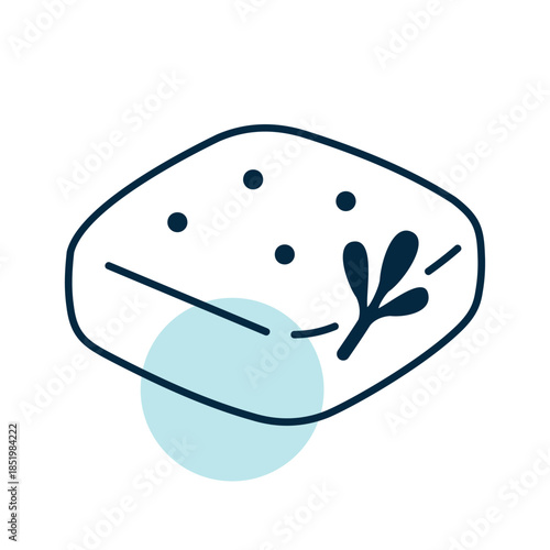 Fresh Baked Italian Focaccia Bread Icon