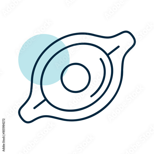 Traditional Georgian Khachapuri Bread Icon