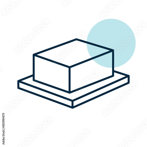 Classic Butter Block on a Dish