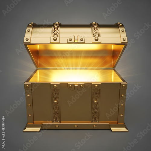 gold treasure chest
