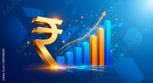 Rupee Growth Chart, Financial Investment in India