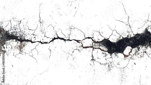 Abstract vintage grunge cracked wall background. black and gray old weathered concrete scratched texture.