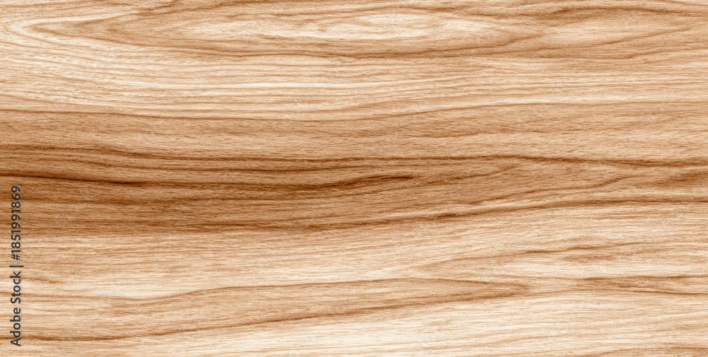 Obraz premium Close-up of light brown wood grain texture. Horizontal lines. Natural material