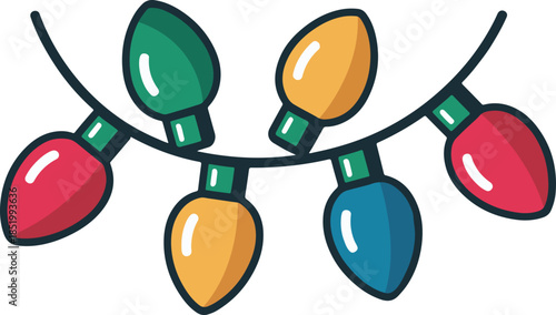 Christmas light icon