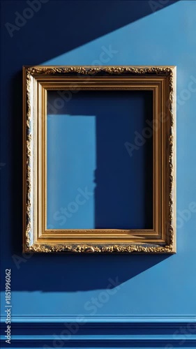 Empty Gold Frame