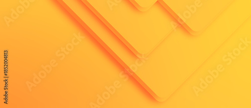 abstract background featuring multiple overlapping orange geometric shapes with soft rounded edges creating a sense of depth and perspective on a smooth subtly shaded backdrop 