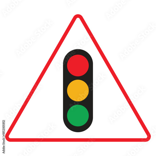 traffic light sign. traffic signal symbol Victor Illustration