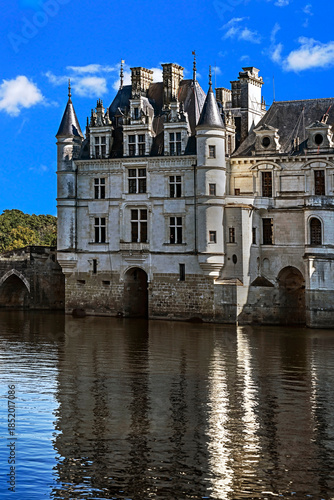 Castle Chenonceau, river Loire valley, France	