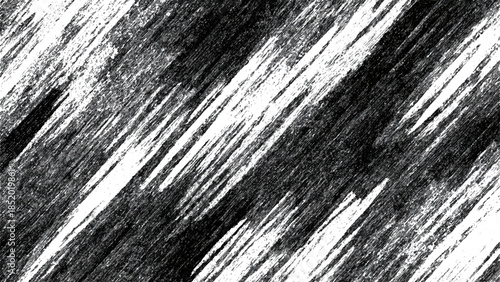 Diagonal black and white streaks texture
