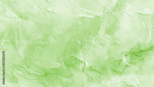 green textured surface with rough plaster