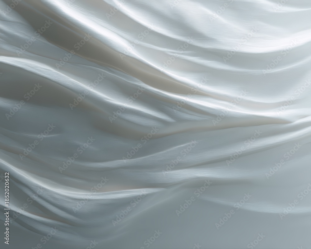 Obraz premium Sculpted surface backdrop with smooth materials and muted reflections