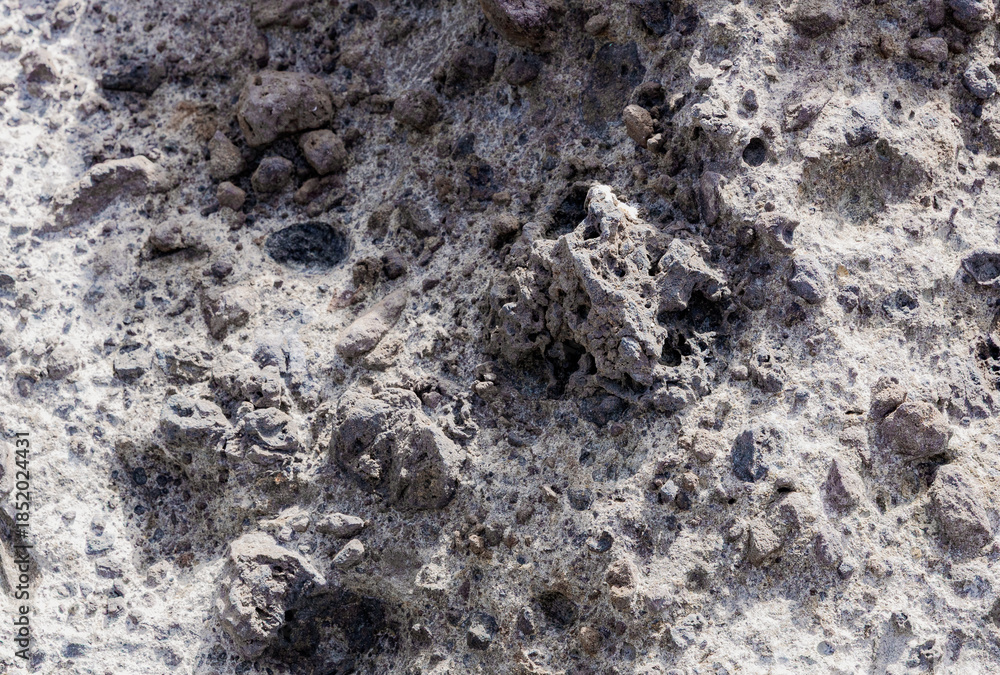 Naklejka premium Close up of abstract volcanic rock texture.