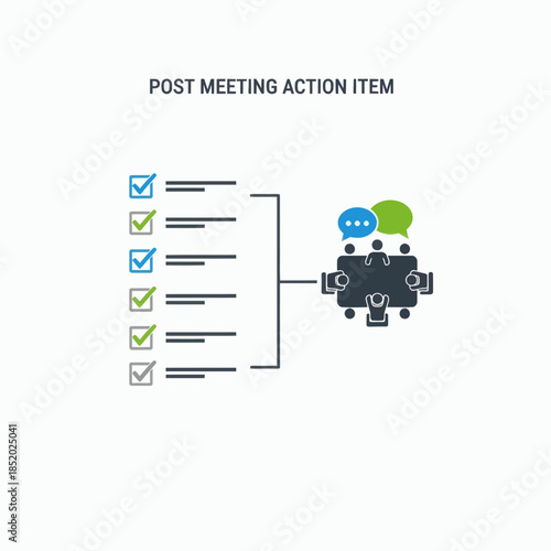 Post Meeting Action Item Checklist and Discussion.
