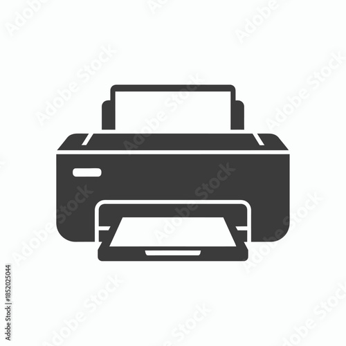 Printer icon a simple and modern graphic representation of a printing device perfect for web and app design.