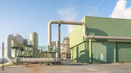 Photos Geothermal Power Plant Pipes and Machinery, Larderello, Tuscany