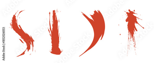 Analog touch material. The texture of the brush is beautiful. Wave pattern.