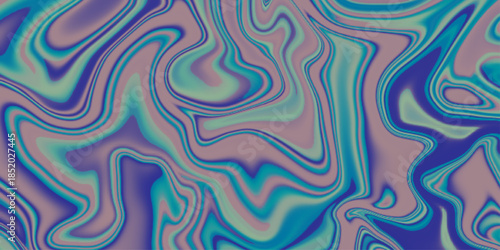 Abstract colorful wavy smooth liquid marble Background . Multicolored waves of fluorescent pigment swirling and dissolving abstract background. 3d render . marble agate stony seamless pattern texture 