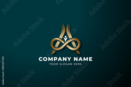 A letter infinite logo