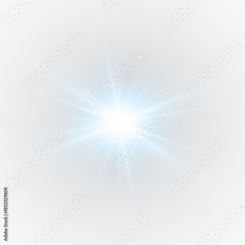 Magical starlight explosion with glowing beam overlay and abstract celestial radiance effect.