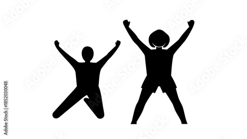 Silhouette of a person stretching arms upward in the morning, positive energy and daily wellness routine concept.
