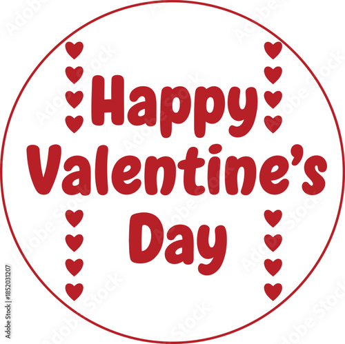 Romantic Valentine's Day Vector with Hearts and Celebration Theme