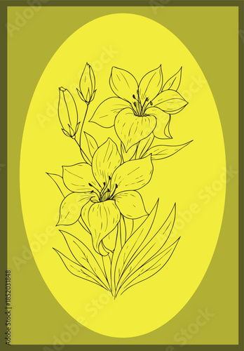 , Tradition mughal motif, fantasy flowers in retro, vintage style, Traditional Mughal Floral Motif with Ornamental Flowers. Traditional indian flower motif illustrations.