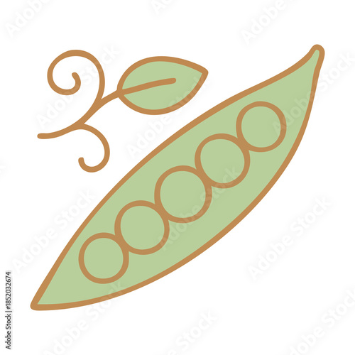 Cake and orange fruit vector illustration with cartoon food icons