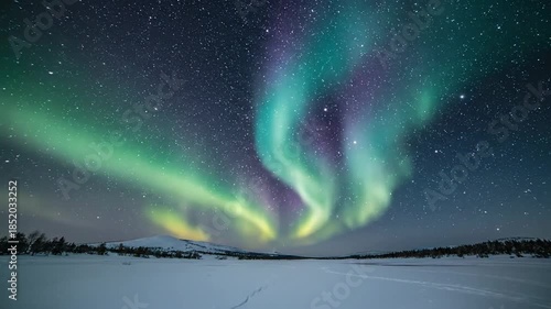 Aurora Borealis - A mesmerizing dance of lights in the Arctic sky.