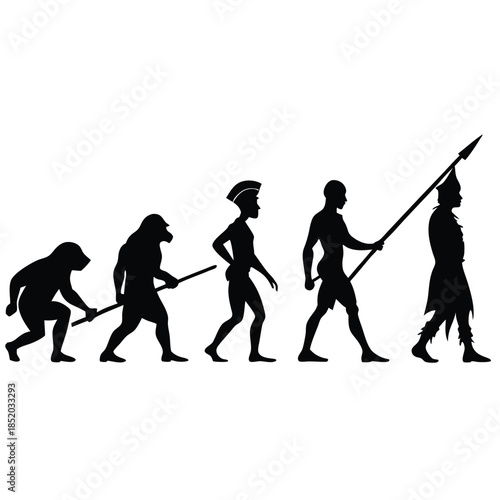 vector silhouettes of people