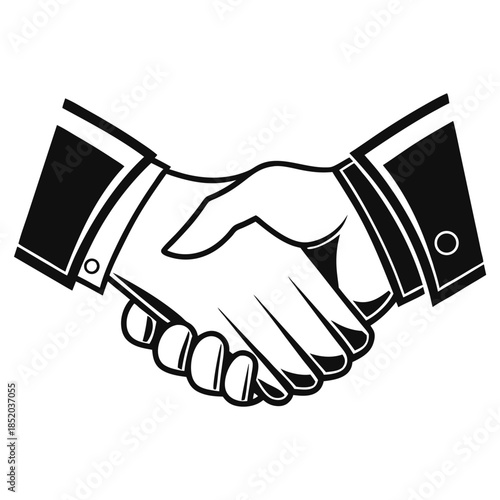 handshake vector illustration