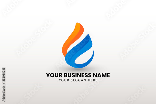 Free Download Heat and Cooling logo - GFXLoad