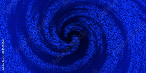 High-tech network grid with blue lines and dotted details. Dynamic 3D banner showcasing futuristic technology. Perfect for science events and innovative tech-based concepts