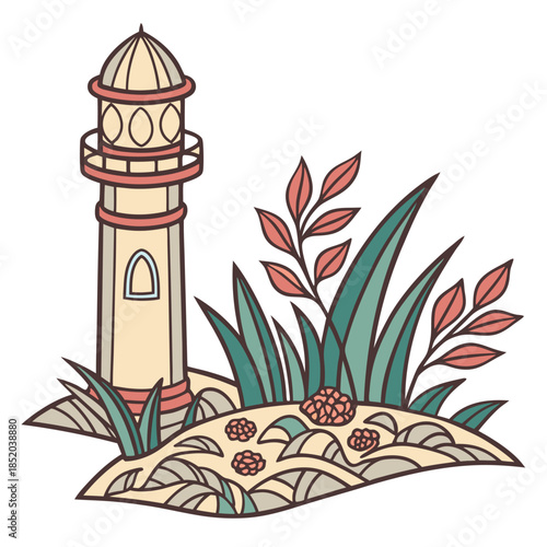 seamless pattern with flowers