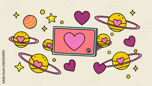 Digital love in outer space
