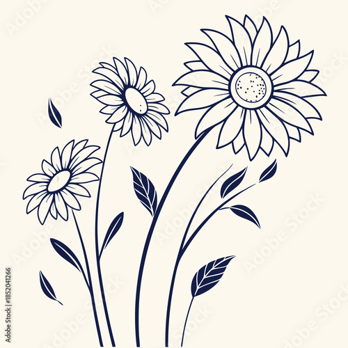 floral background with flowers