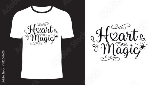 Heart Magic Typography Minimalist Design
