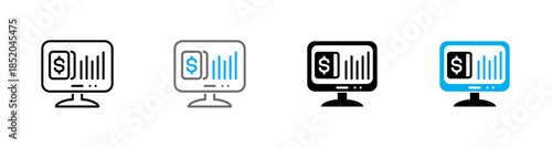 Dashboard icons pack collection. Vector illustration