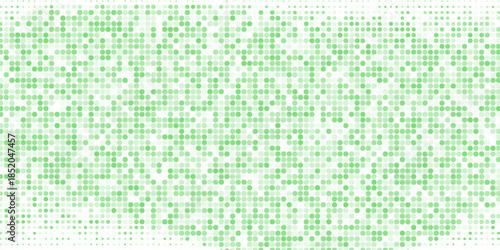 Light Blue, Green vector pattern with colored spheres. Geometric sample of repeating circles on white background in halftone style.