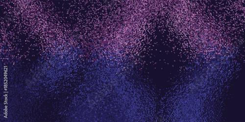 Abstract textured background with purple and blue gradient.