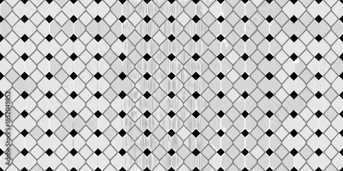 Diamond pattern optical illusion with a slightly visible face in the center