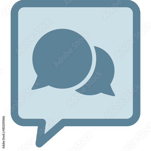Chat Contact Speech Bubble Icon