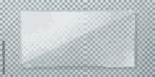 A realistic white torn paper sheet on a transparent background