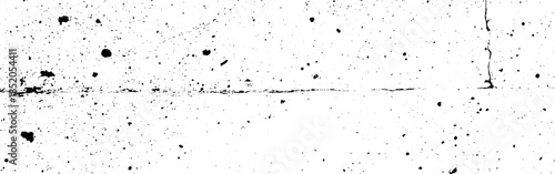 Grunge Ink Splatter Texture Background, Distressed Black and White Abstract Noise Overlay with Scratches, Dust and Paint Stains for Posters, Banners and Design