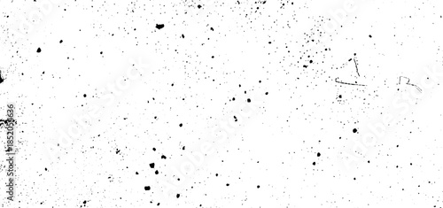 Grunge Ink Splatter Texture Background, Distressed Black and White Abstract Noise Overlay with Scratches, Dust and Paint Stains for Posters, Banners and Design