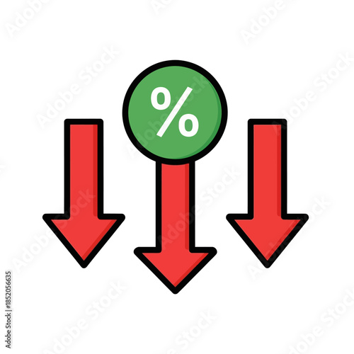 Discount Percentage Promotions in Business Marketing Strategies, Online, Infographic Style, Engaging Environment