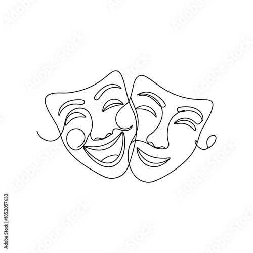 Comedy and Tragedy Masks