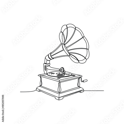 Classic Gramophone Music Player