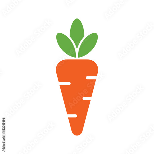 Illustrated carrot Vector