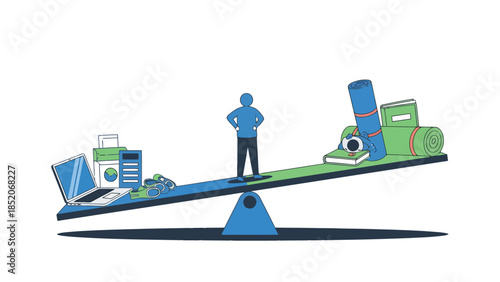 Balancing Professional Career and Outdoor Recreation on a Seesaw