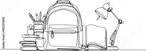 A modern design using single, unbroken lines, popular for its clean aesthetic and versatility in branding and digital design applications.